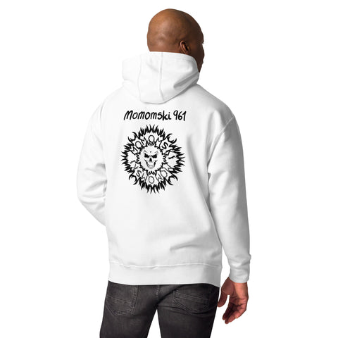 Momomski961 - Unisex-Premium-Hoodie mit Stick und Druck