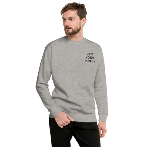 ThomsonGehtNich - Unisex-Premium-Pullover mit Stick