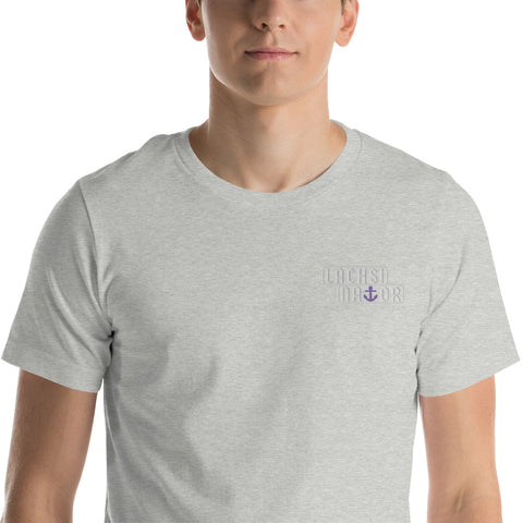Lachsinator - Herren-T-Shirt mit Stick