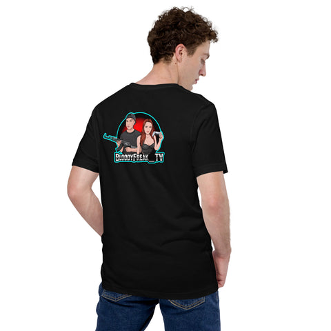 bloodyfreak_tv - Herren-T-Shirt mit Druck