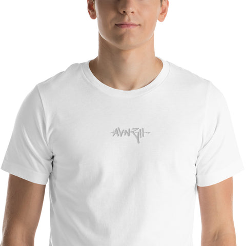 AVNZII - Unisex-T-Shirt mit Stick und Druck