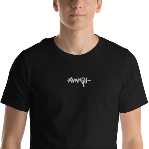 AVNZII - Unisex-T-Shirt mit Stick und Druck