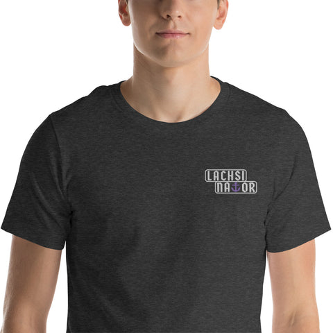 Lachsinator - Herren-T-Shirt mit Stick