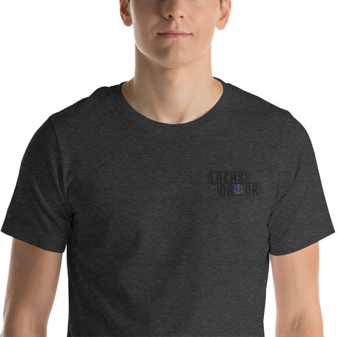 Lachsinator - Herren-T-Shirt mit Stick