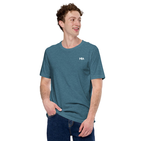 mustibaz - Unisex-T-Shirt mit beidseitigem Druck