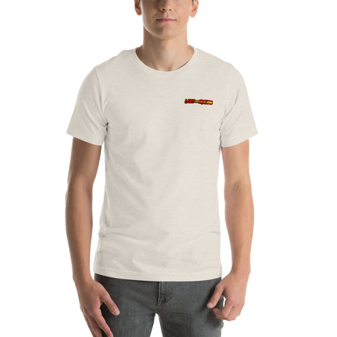 Larryfromspain - Unisex-T-Shirt mit beidseitigem Druck