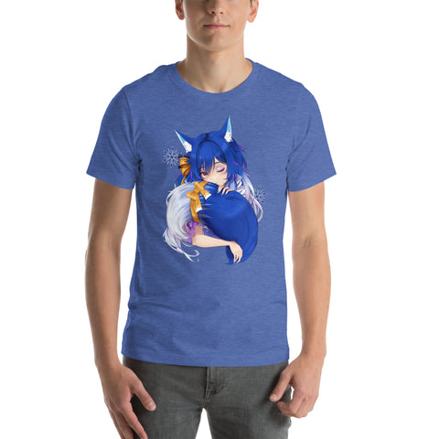 icykaty - Unisex-T-Shirt "Hugtail" mit Druck