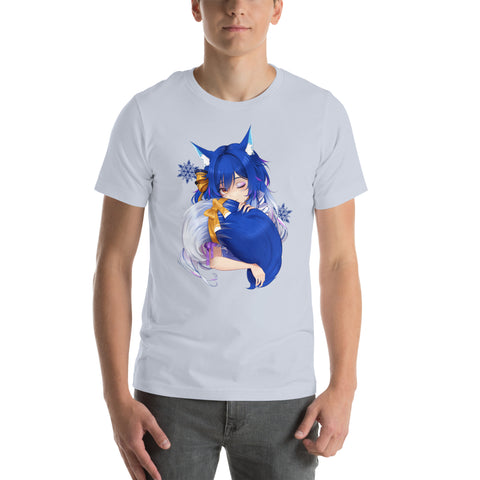 icykaty - Unisex-T-Shirt "Hugtail" mit Druck