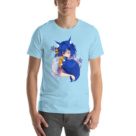 icykaty - Unisex-T-Shirt "Hugtail" mit Druck