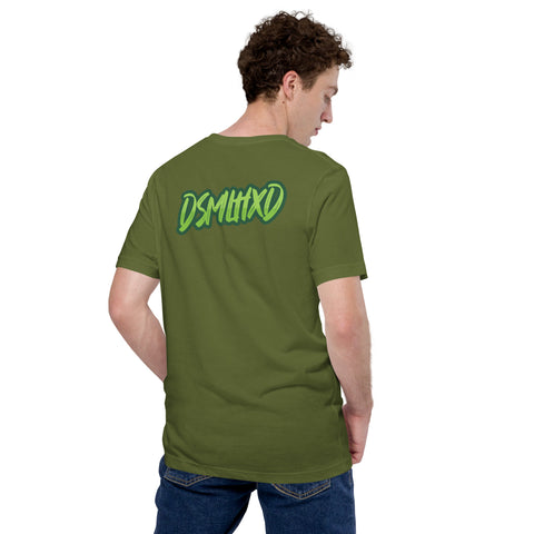 DasMelohxD - Essenzielles-Unisex-T-Shirt mit beidseitigem Druck