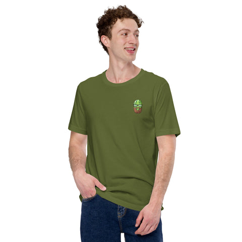 DasMelohxD - Essenzielles-Unisex-T-Shirt mit beidseitigem Druck