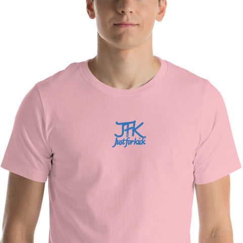 rene_jfk - Unisex-T-Shirt mit Stick und Druck