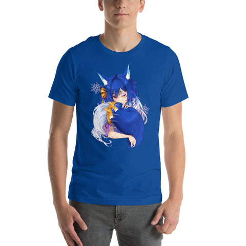icykaty - Unisex-T-Shirt "Hugtail" mit Druck