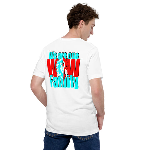 Larryfromspain - Unisex-T-Shirt mit beidseitigem Druck