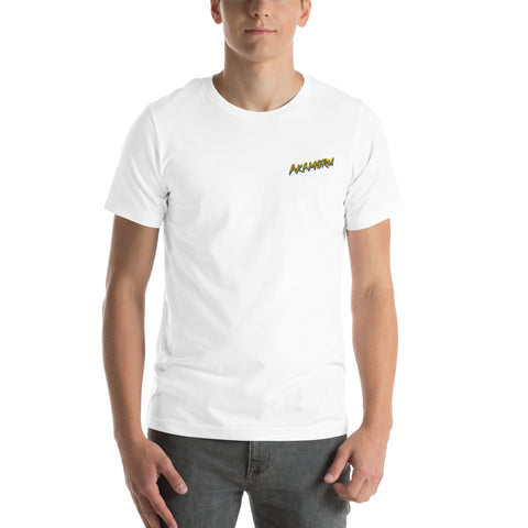 Akamoru - Unisex-T-Shirt mit Stick und Druck