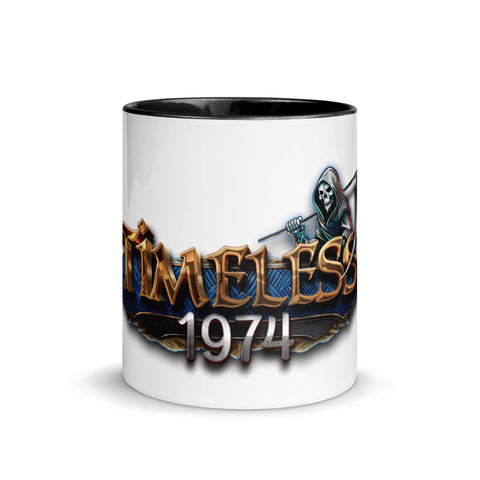 Timeless1974 - Weiße Tasse mit gefärbter Innenseite