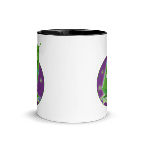 DerSprudelAtom - Weiße Tasse mit gefärbter Innenseite