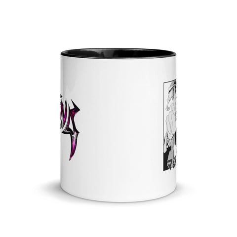alienaxo - Weiße Tasse mit gefärbter Innenseite