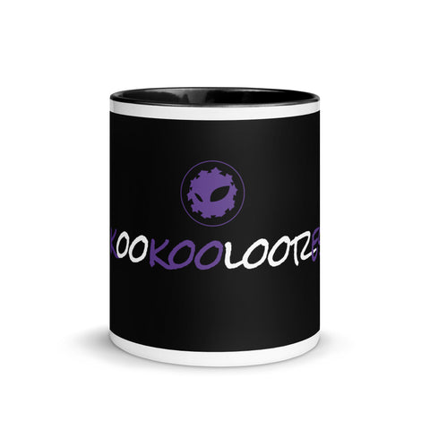 kookooloores - Weiße Tasse mit gefärberter Innenseite mit Druck