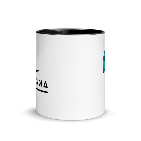 iOceanna - Weiße Tasse mit gefärbter Innenseite