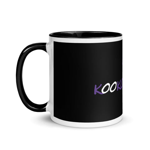 kookooloores - Weiße Tasse mit gefärberter Innenseite mit Druck