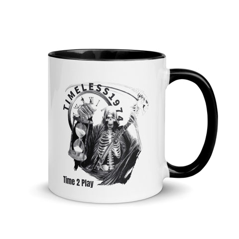 Timeless1974 - Weiße Tasse mit gefärbter Innenseite