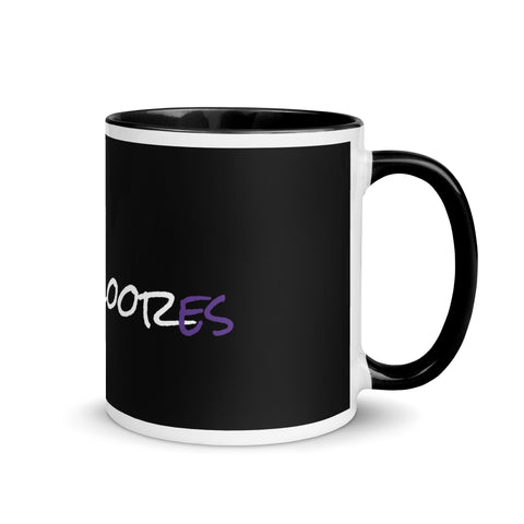 kookooloores - Weiße Tasse mit gefärberter Innenseite mit Druck