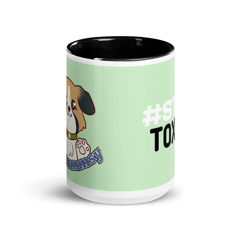Annatommsy - Weiße Tasse mit gefärbter Innenseite