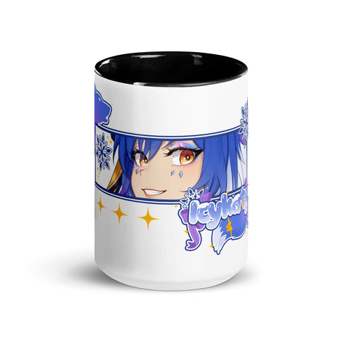 icykaty - Weiße Tasse mit gefärbter Innenseite