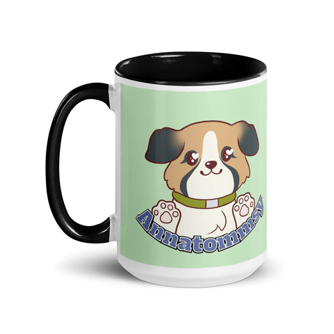 Annatommsy - Weiße Tasse mit gefärbter Innenseite