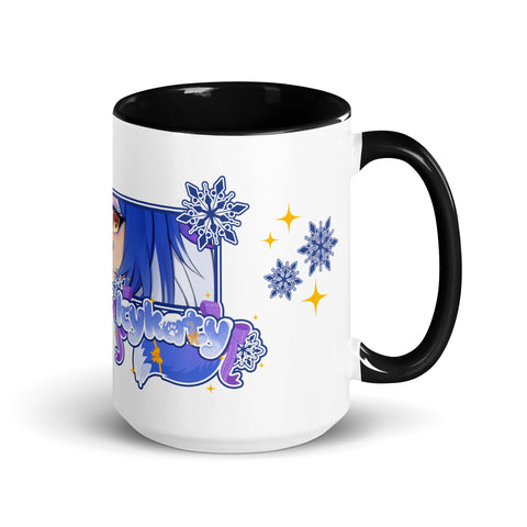 icykaty - Weiße Tasse mit gefärbter Innenseite