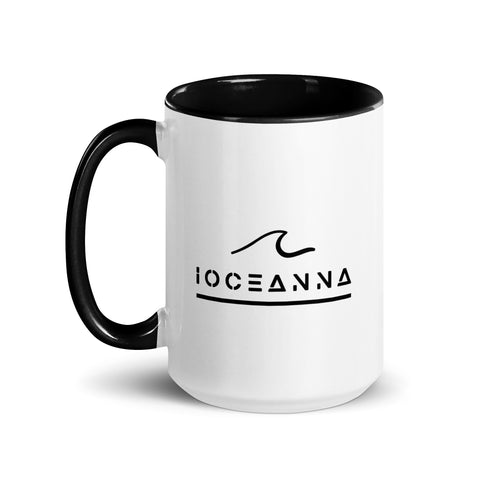 iOceanna - Weiße Tasse mit gefärbter Innenseite