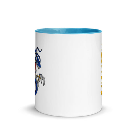 Akamoru - Weiße Tasse mit gefärbter Innenseite