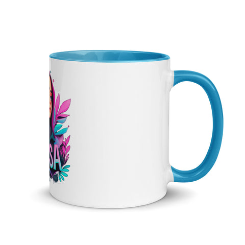 Jekusa - Weiße Tasse mit gefärbter Innenseite