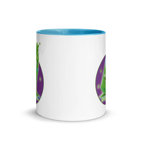 DerSprudelAtom - Weiße Tasse mit gefärbter Innenseite