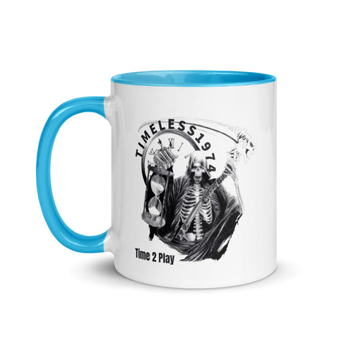 Timeless1974 - Weiße Tasse mit gefärbter Innenseite