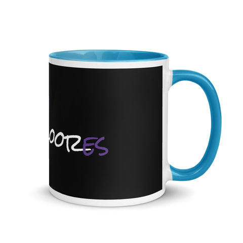 kookooloores - Weiße Tasse mit gefärberter Innenseite mit Druck