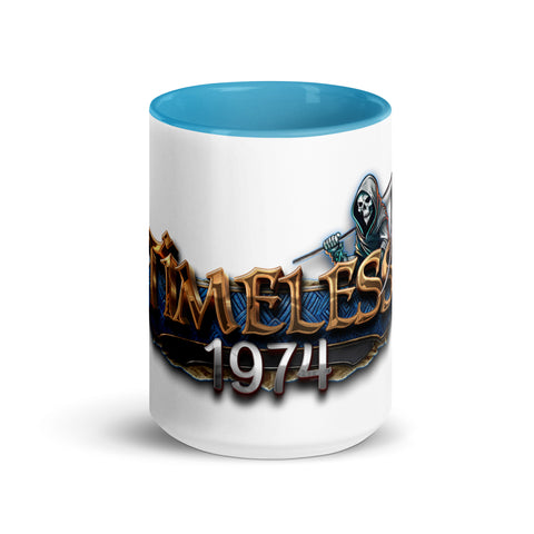 Timeless1974 - Weiße Tasse mit gefärbter Innenseite