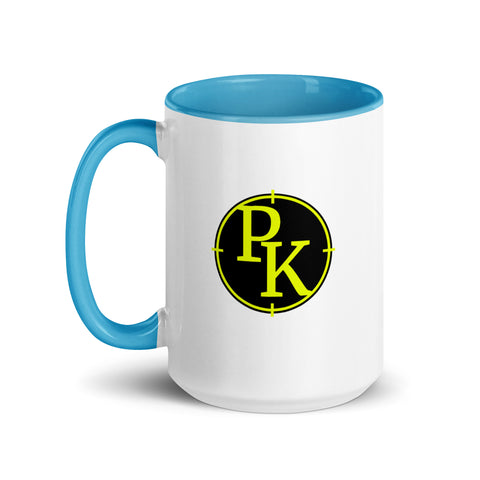 pixelkev_ - Weiße Tasse mit gefärbter Innenseite