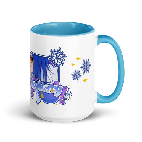 icykaty - Weiße Tasse mit gefärbter Innenseite