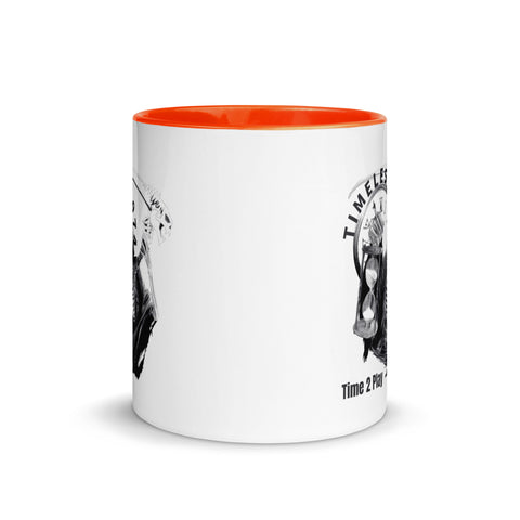 Timeless1974 - Weiße Tasse mit gefärbter Innenseite