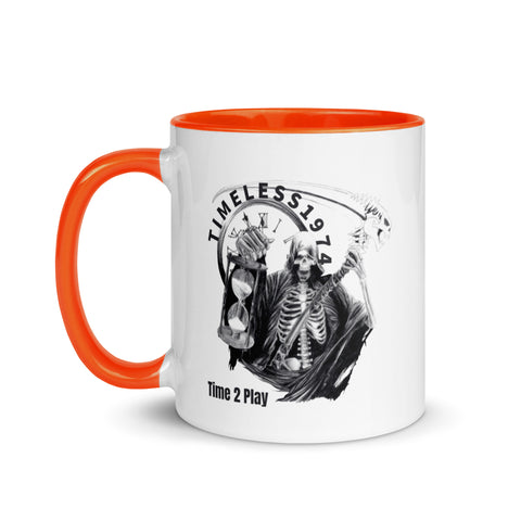 Timeless1974 - Weiße Tasse mit gefärbter Innenseite