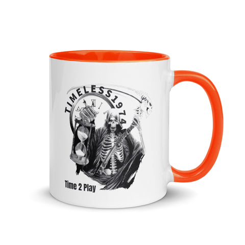 Timeless1974 - Weiße Tasse mit gefärbter Innenseite