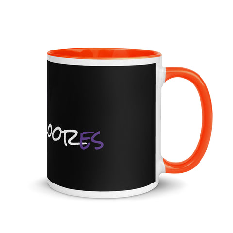 kookooloores - Weiße Tasse mit gefärberter Innenseite mit Druck