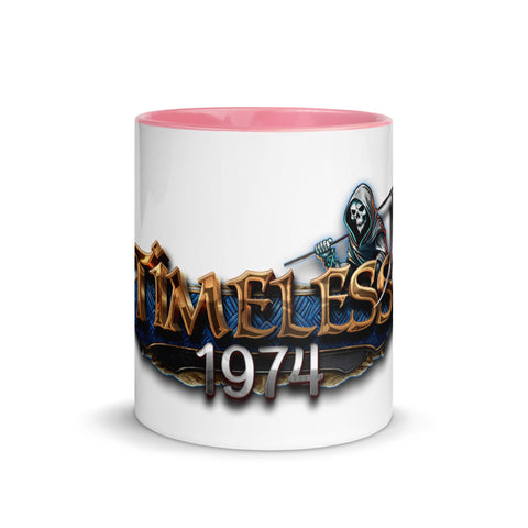 Timeless1974 - Weiße Tasse mit gefärbter Innenseite