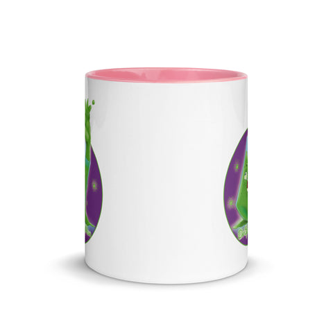 DerSprudelAtom - Weiße Tasse mit gefärbter Innenseite