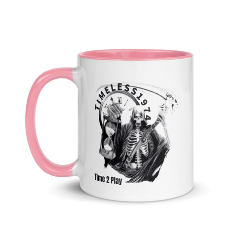 Timeless1974 - Weiße Tasse mit gefärbter Innenseite