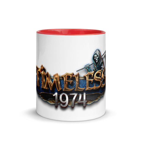 Timeless1974 - Weiße Tasse mit gefärbter Innenseite