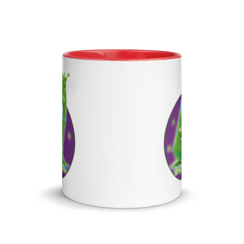 DerSprudelAtom - Weiße Tasse mit gefärbter Innenseite