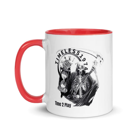 Timeless1974 - Weiße Tasse mit gefärbter Innenseite